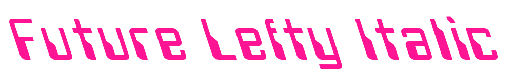 Future Lefty Italic预览图片