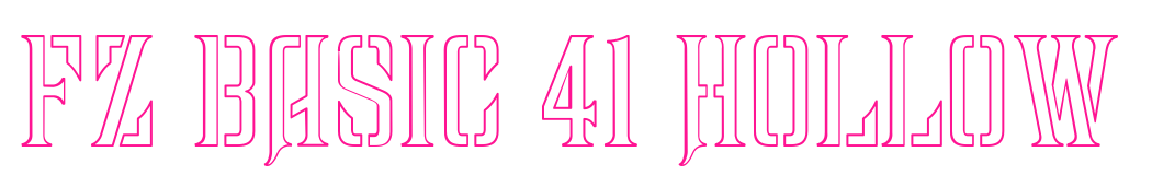 FZ BASIC 41 HOLLOW