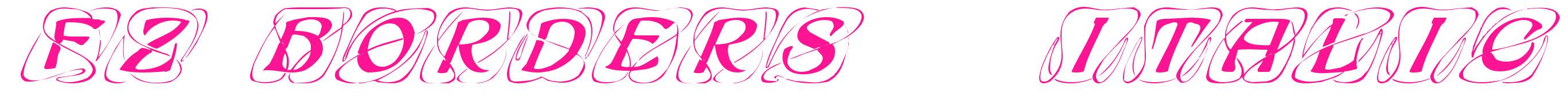 FZ BORDERS 11 ITALIC