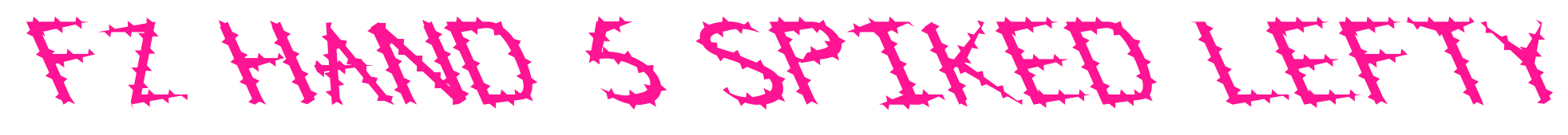 FZ HAND 5 SPIKED LEFTY