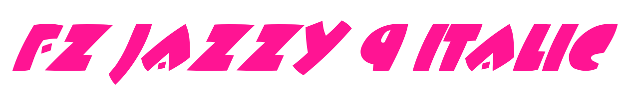 FZ JAZZY 9 ITALIC