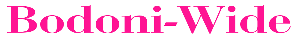 Bodoni-Wide预览图片