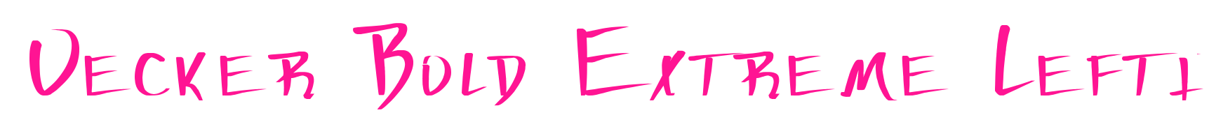 Vecker Bold Extreme Lefti预览图片