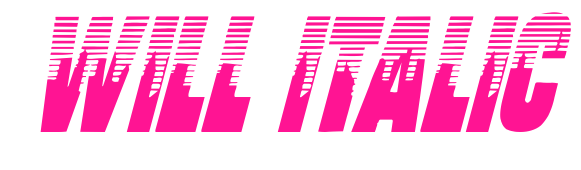 Will Italic预览图片