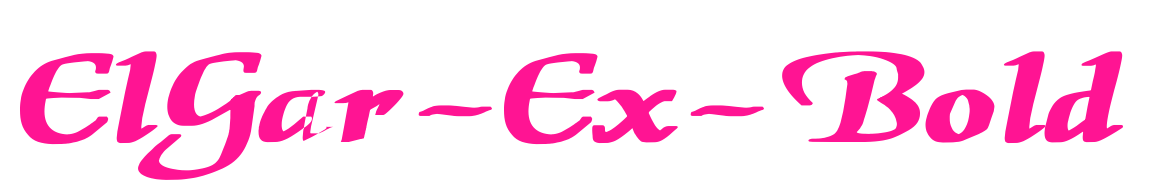 ElGar-Ex-Bold预览图片