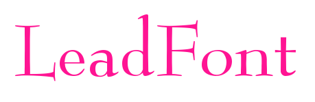 LeadFont预览图片