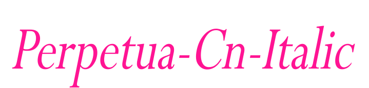 Perpetua-Cn-Italic