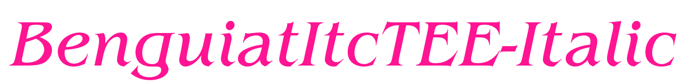 BenguiatItcTEE-Italic预览图片