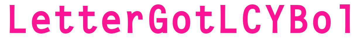 LetterGotLCYBol