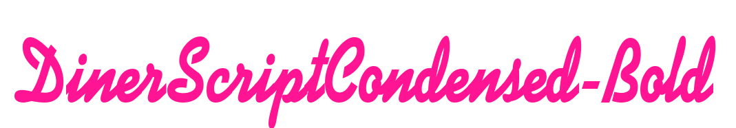 DinerScriptCondensed-Bold预览图片