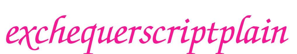 exchequerscriptplain预览图片