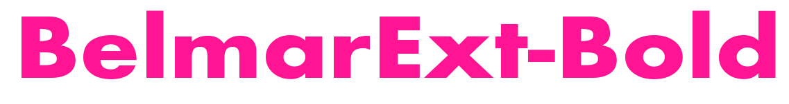 BelmarExt-Bold预览图片