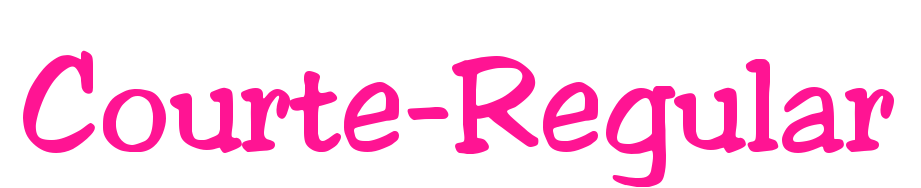Courte-Regular预览图片