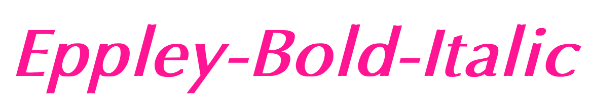 Eppley-Bold-Italic