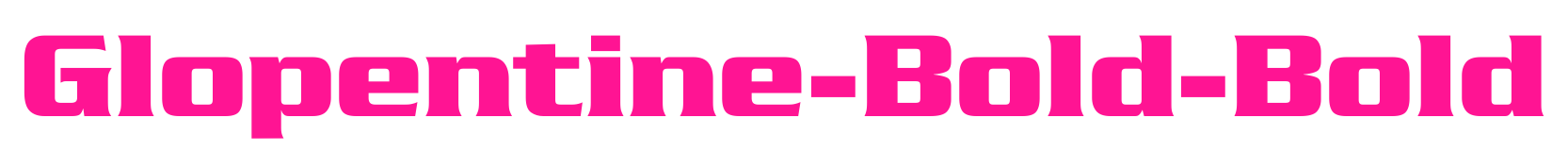 Glopentine-Bold-Bold预览图片