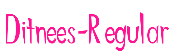 Ditnees-Regular预览图片