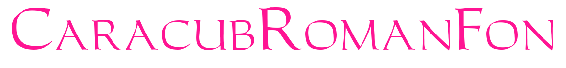 CaracubRomanFon预览图片