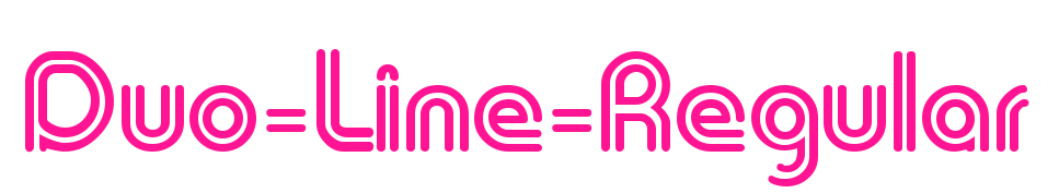 Duo-Line-Regular预览图片