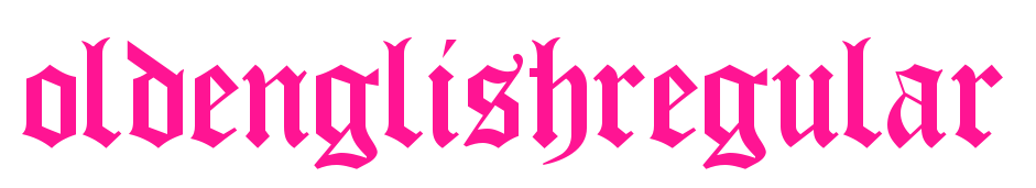 oldenglishregular预览图片