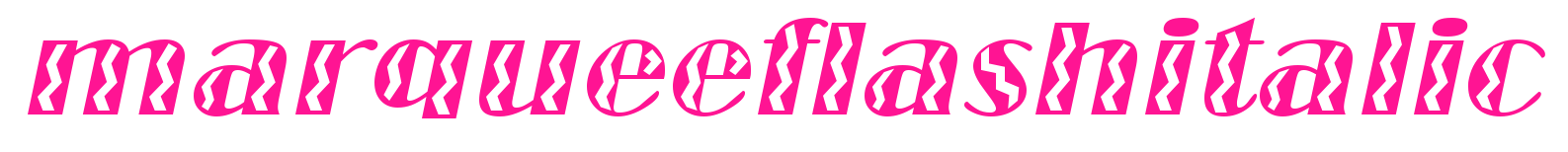 marqueeflashitalic预览图片
