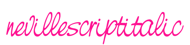 nevillescriptitalic
