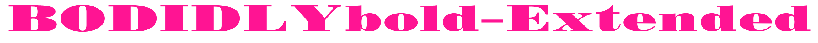 BODIDLYbold-Extended