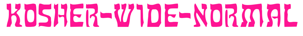Kosher-Wide-Normal预览图片