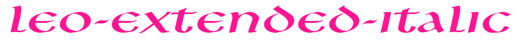 Leo-Extended-Italic