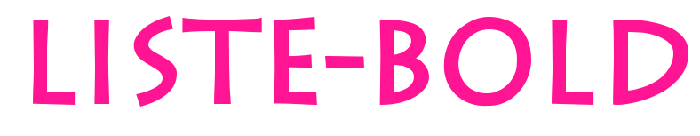 Liste-Bold预览图片