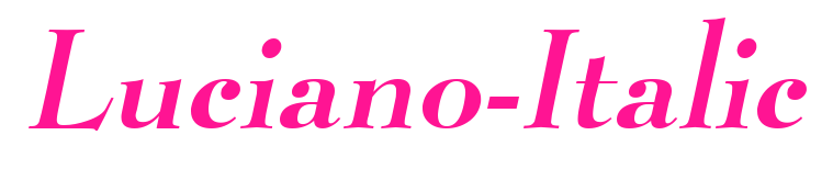 Luciano-Italic