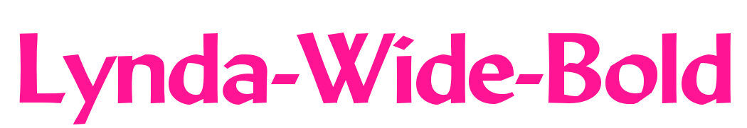 Lynda-Wide-Bold预览图片