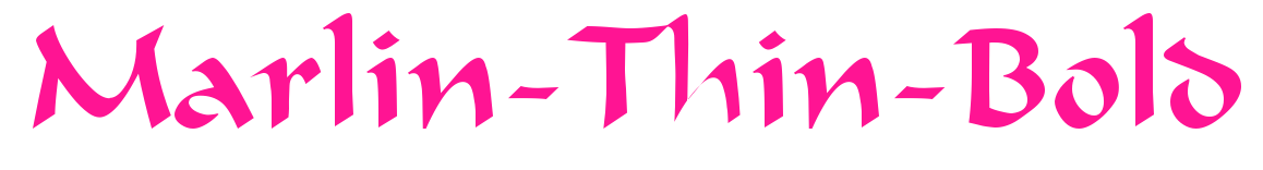 Marlin-Thin-Bold预览图片