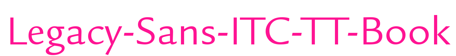 Legacy-Sans-ITC-TT-Book预览图片