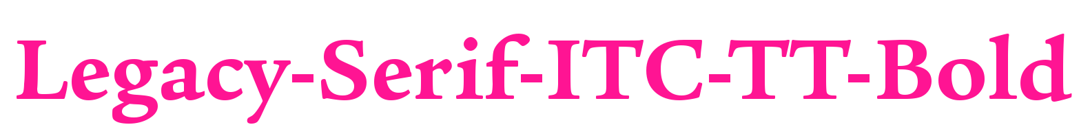 Legacy-Serif-ITC-TT-Bold预览图片
