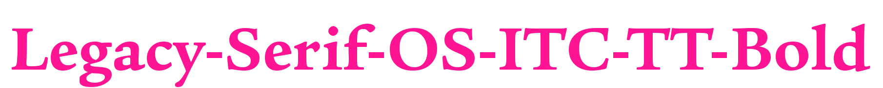 Legacy-Serif-OS-ITC-TT-Bold预览图片