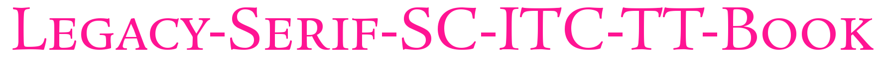 Legacy-Serif-SC-ITC-TT-Book预览图片