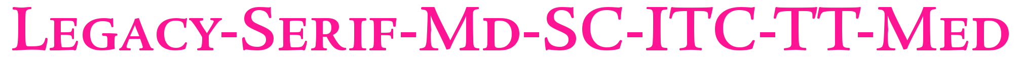 Legacy-Serif-Md-SC-ITC-TT-Med预览图片