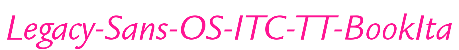 Legacy-Sans-OS-ITC-TT-BookIta预览图片