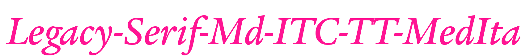 Legacy-Serif-Md-ITC-TT-MedIta预览图片
