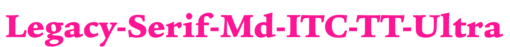Legacy-Serif-Md-ITC-TT-Ultra预览图片