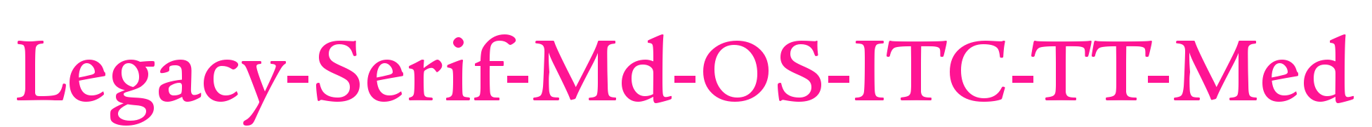 Legacy-Serif-Md-OS-ITC-TT-Med预览图片