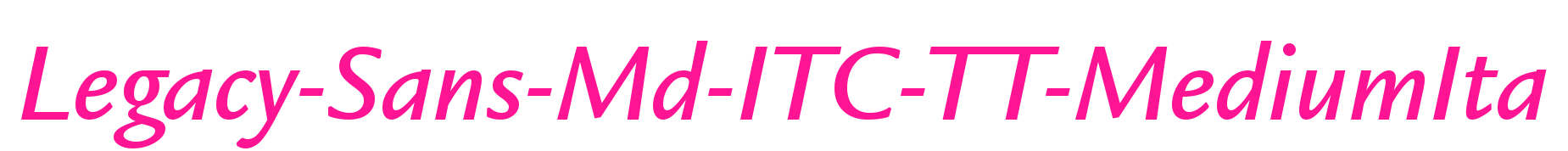 Legacy-Sans-Md-ITC-TT-MediumIta预览图片