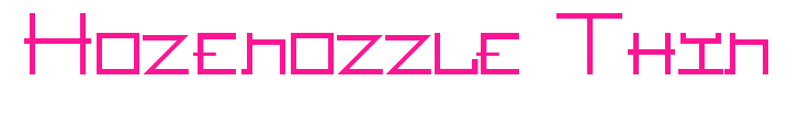 Hozenozzle Thin预览图片