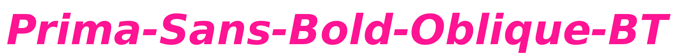 Prima-Sans-Bold-Oblique-BT预览图片