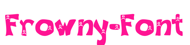 Frowny-Font预览图片