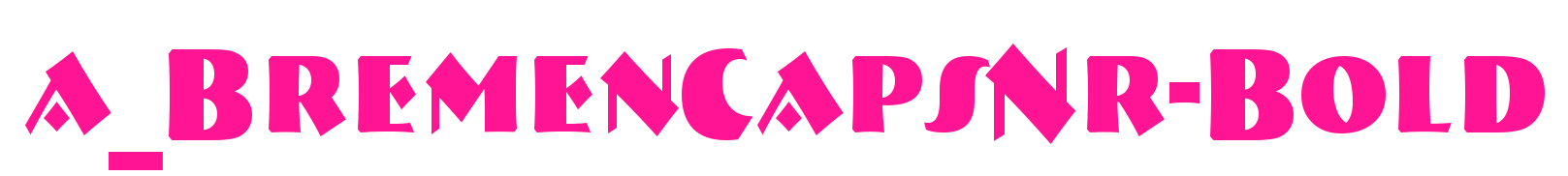 a_BremenCapsNr-Bold