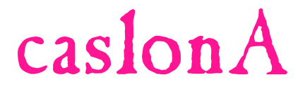 caslonA预览图片