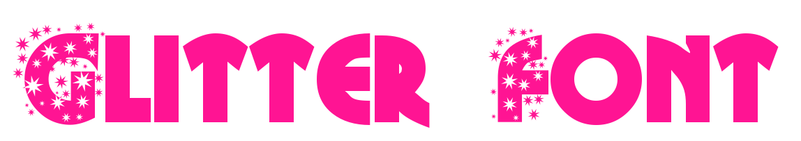 Glitter Font预览图片