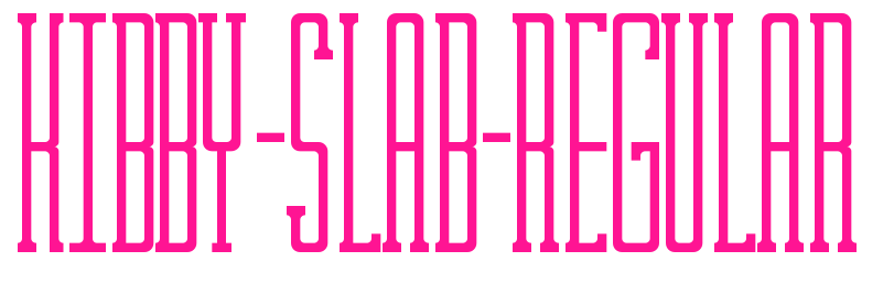 Kibby-Slab-Regular预览图片