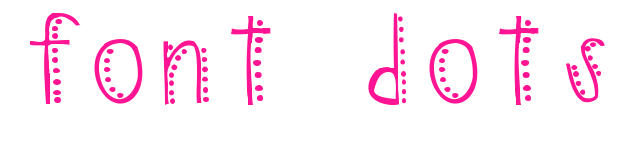 font dots预览图片